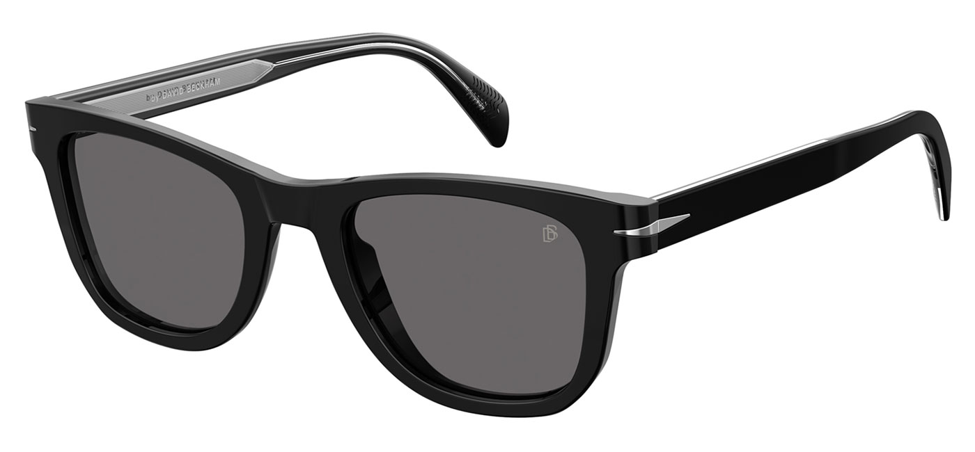 David Beckham DB1006/S Sunglasses - Black / Grey Polarised - Tortoise+Black