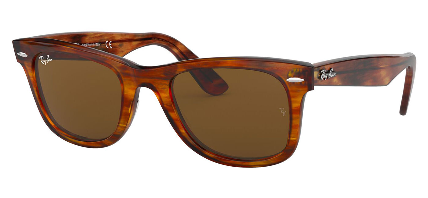 Ray-Ban RB2140 Original Wayfarer Sunglasses - Light Havana / Brown ...