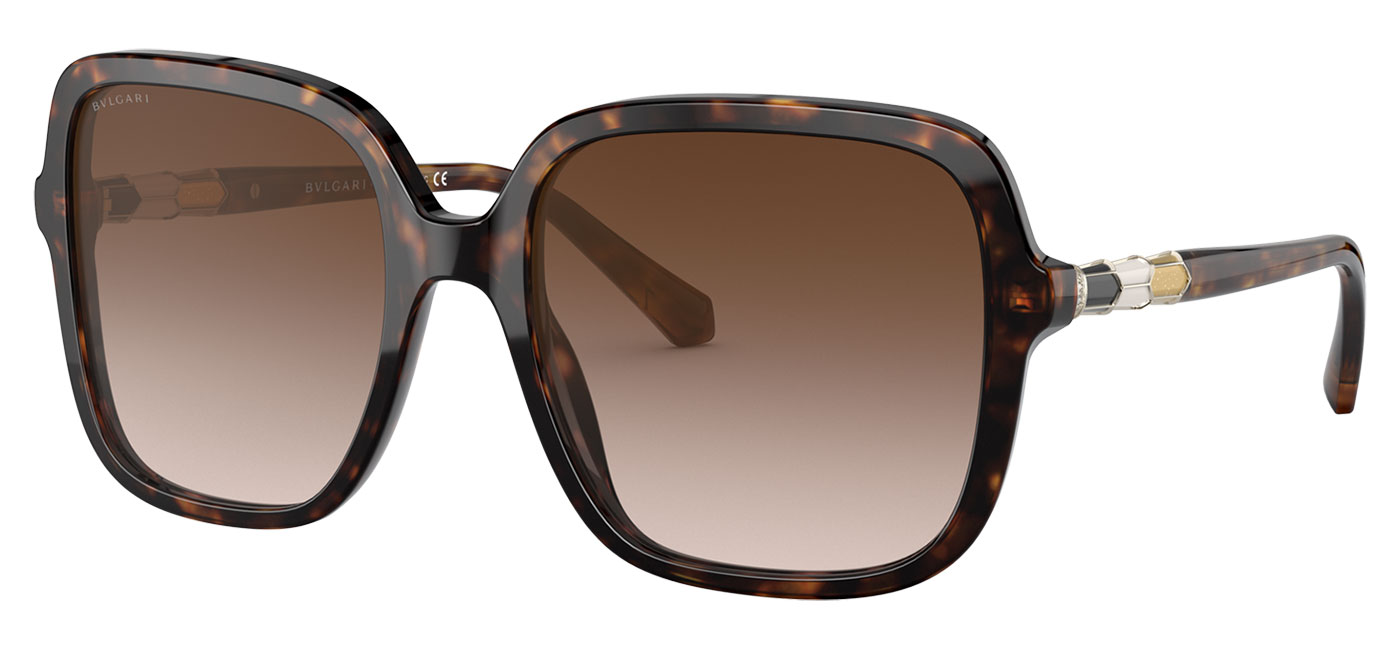 Bvlgari BV8228B Prescription Sunglasses - Tortoise+Black
