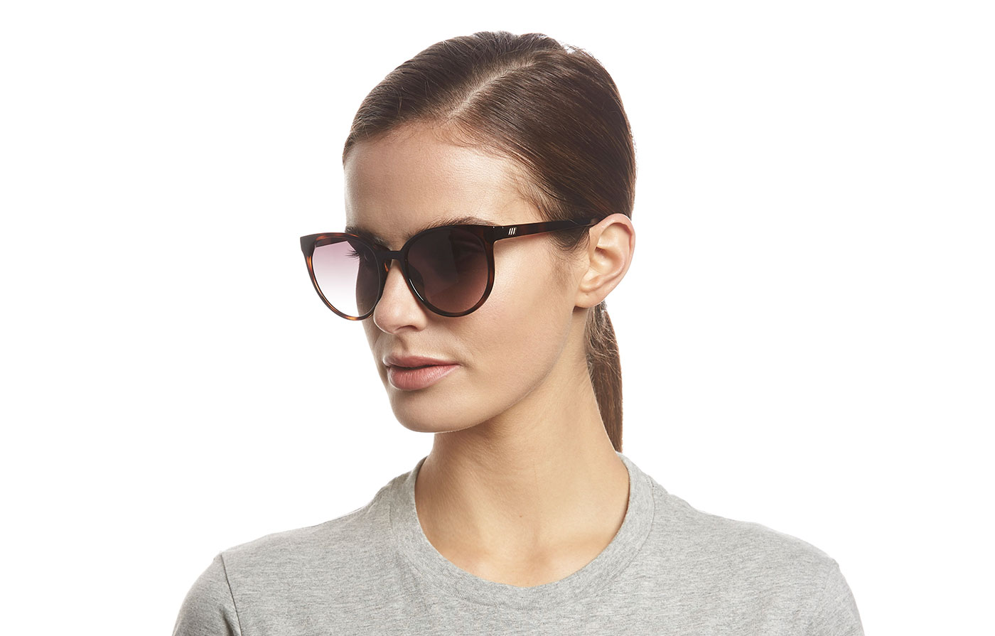 Le Specs Armada Sunglasses - Tort / Khaki Gradient - Tortoise+Black
