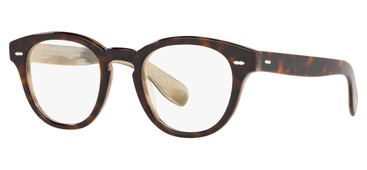 Oliver Peoples OV5413U Cary Grant Glasses - 362 Horn - Tortoise+Black