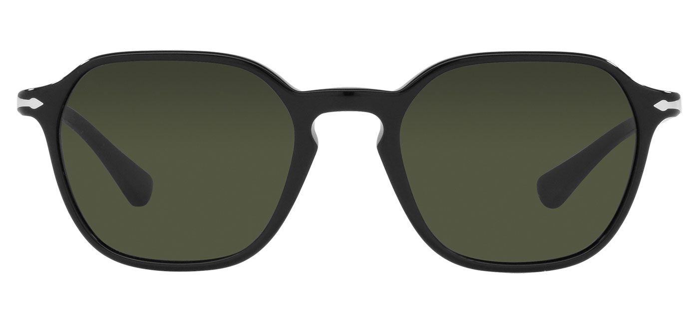 Persol PO3256S Prescription Sunglasses - Black / Green - Tortoise+Black