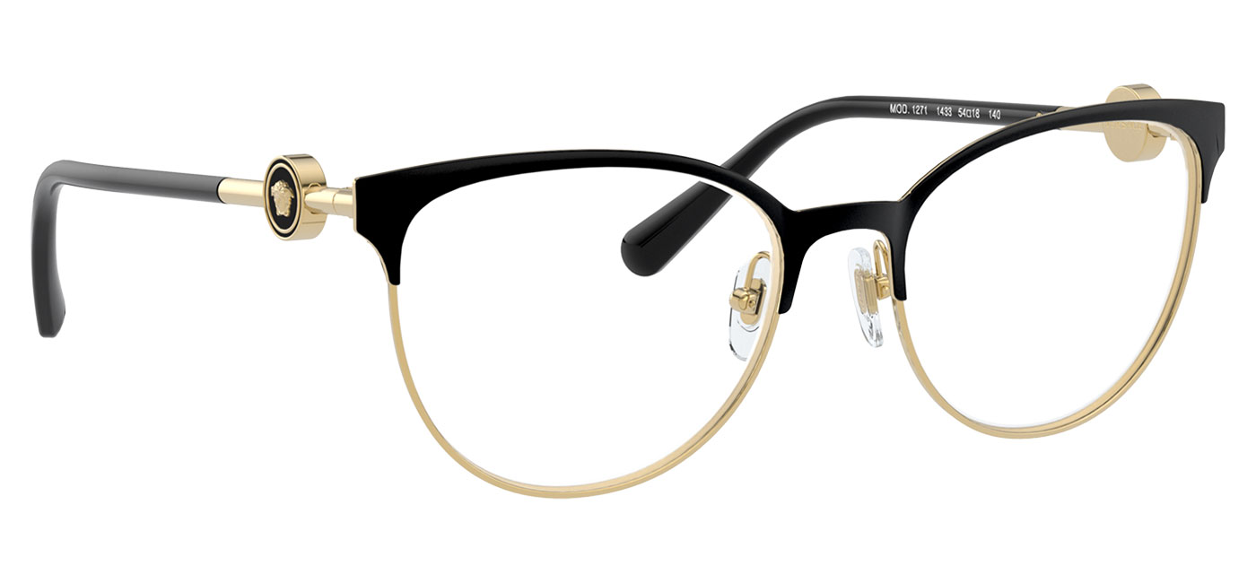 Versace VE1271 Glasses - Black - Tortoise+Black