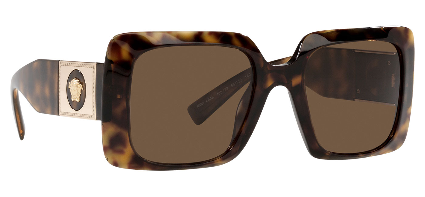Versace VE4405 Sunglasses - Havana / Brown - Tortoise+Black