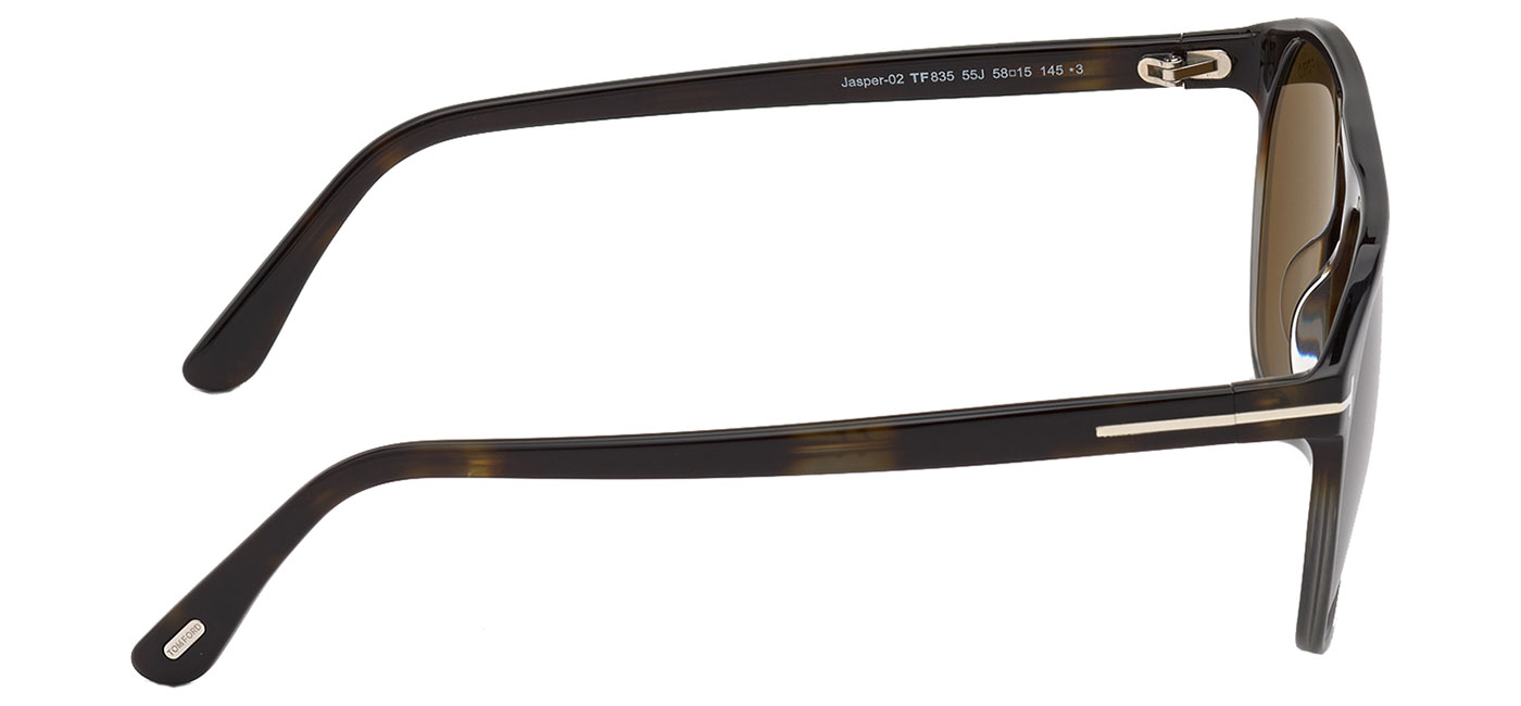 Tom Ford FT0835 Jasper-02 Sunglasses - Coloured Havana / Roviex -  Tortoise+Black