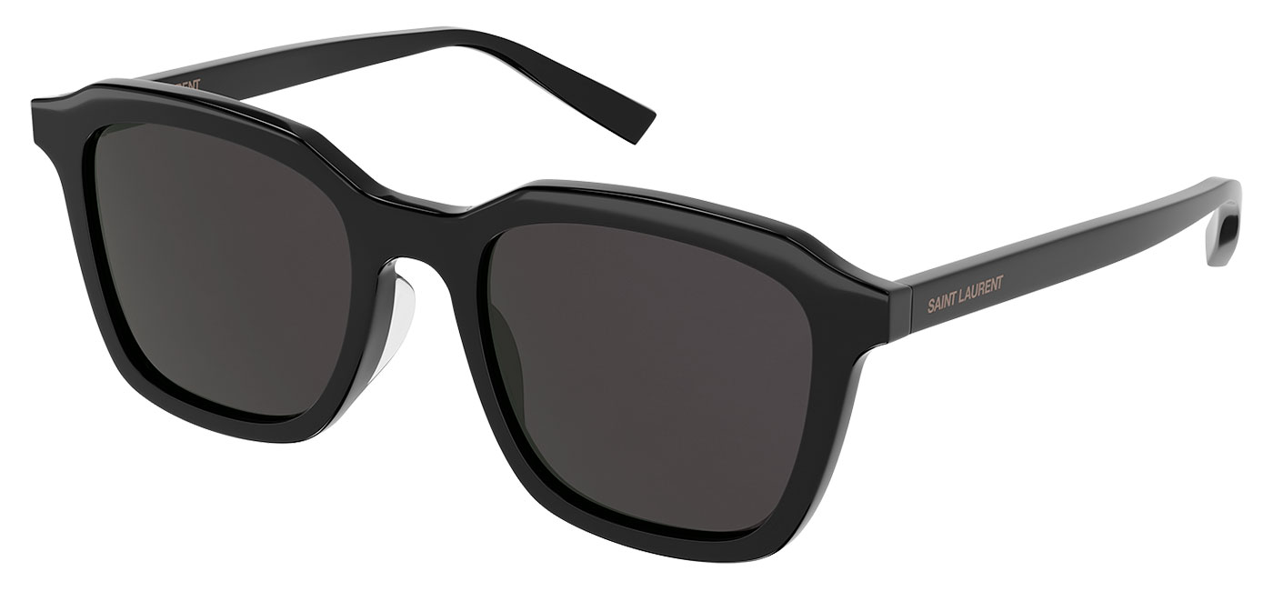 Saint Laurent SL 457 Sunglasses - Black / Black - Tortoise+Black
