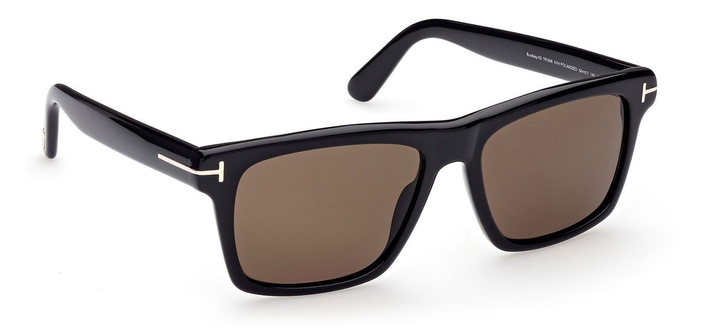 Tom Ford FT0906 Buckley-02 Prescription Sunglasses - Shiny Black ...