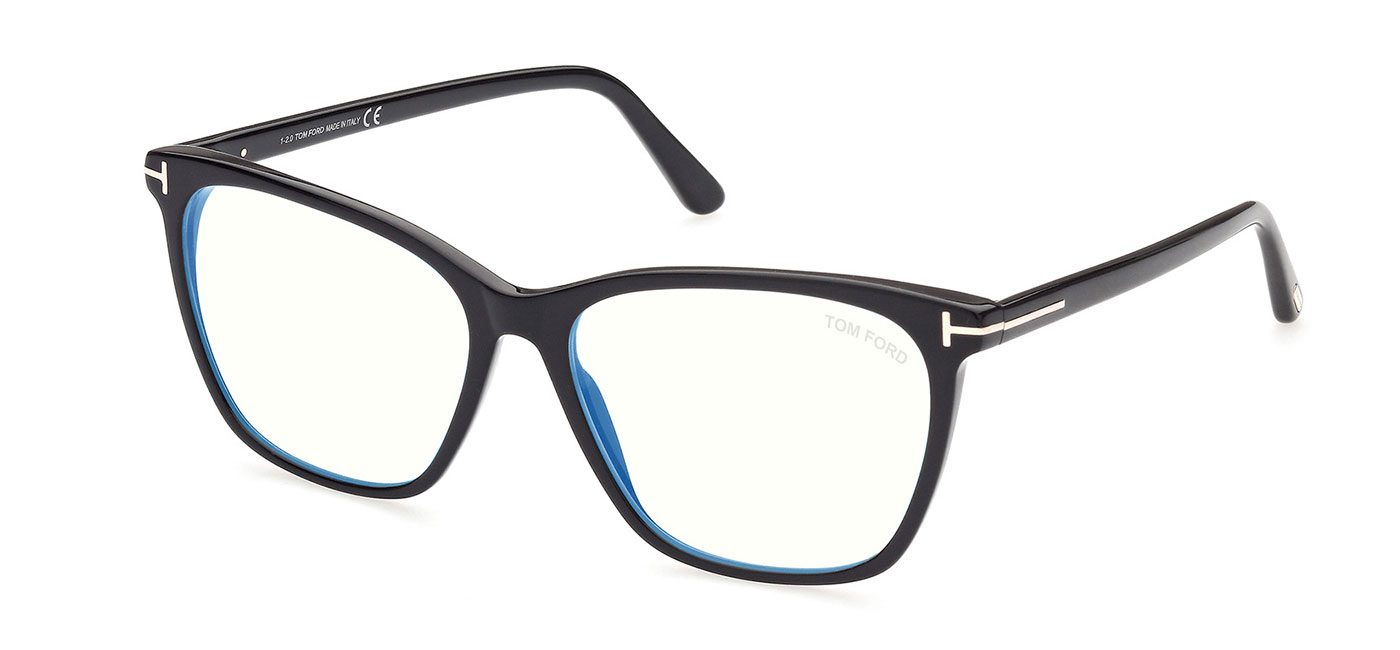 Tom Ford FT5762-B Glasses - Shiny Black - Tortoise+Black