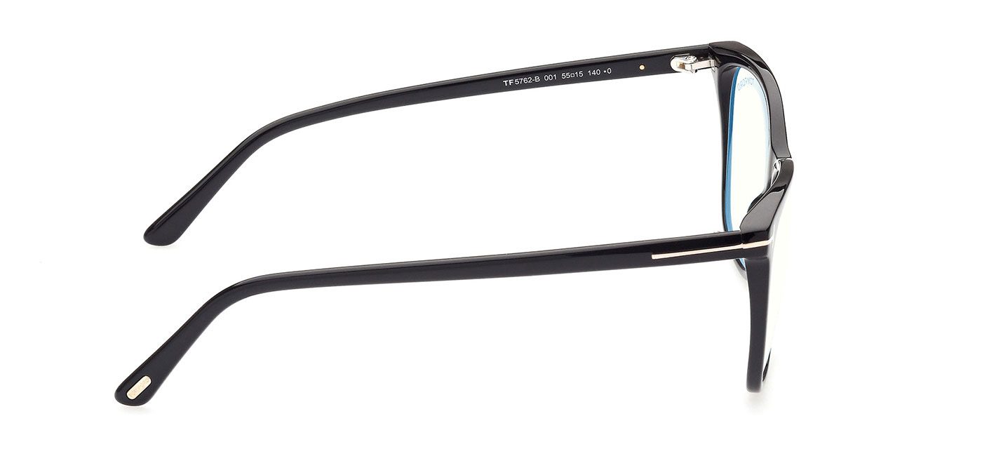 Tom Ford FT5762-B Glasses - Shiny Black - Tortoise+Black