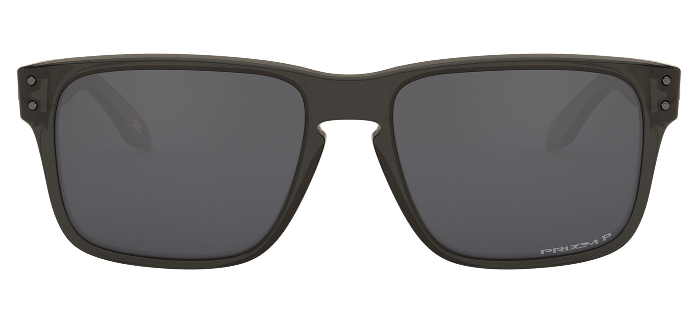 Oakley Holbrook XS Sunglasses - Translucent Grey Smoke / Prizm Black  Polarised - Tortoise+Black