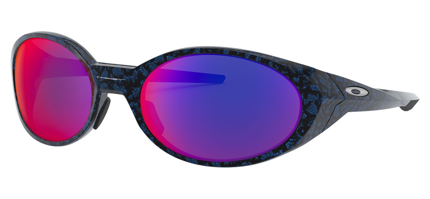 Oakley Eye Jacket Redux Sunglasses - Planet X / Positive Red Iridium -  Tortoise+Black
