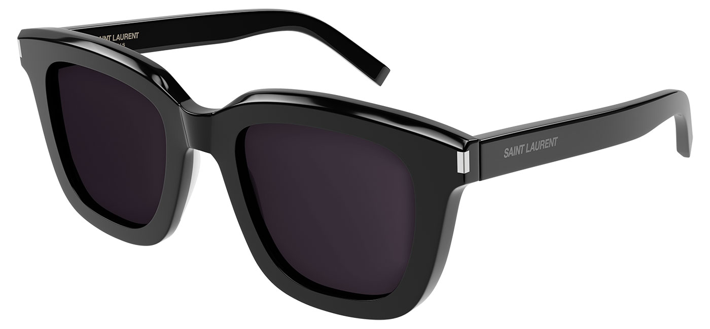 Saint Laurent SL 465 Sunglasses - Black / Grey - Tortoise+Black