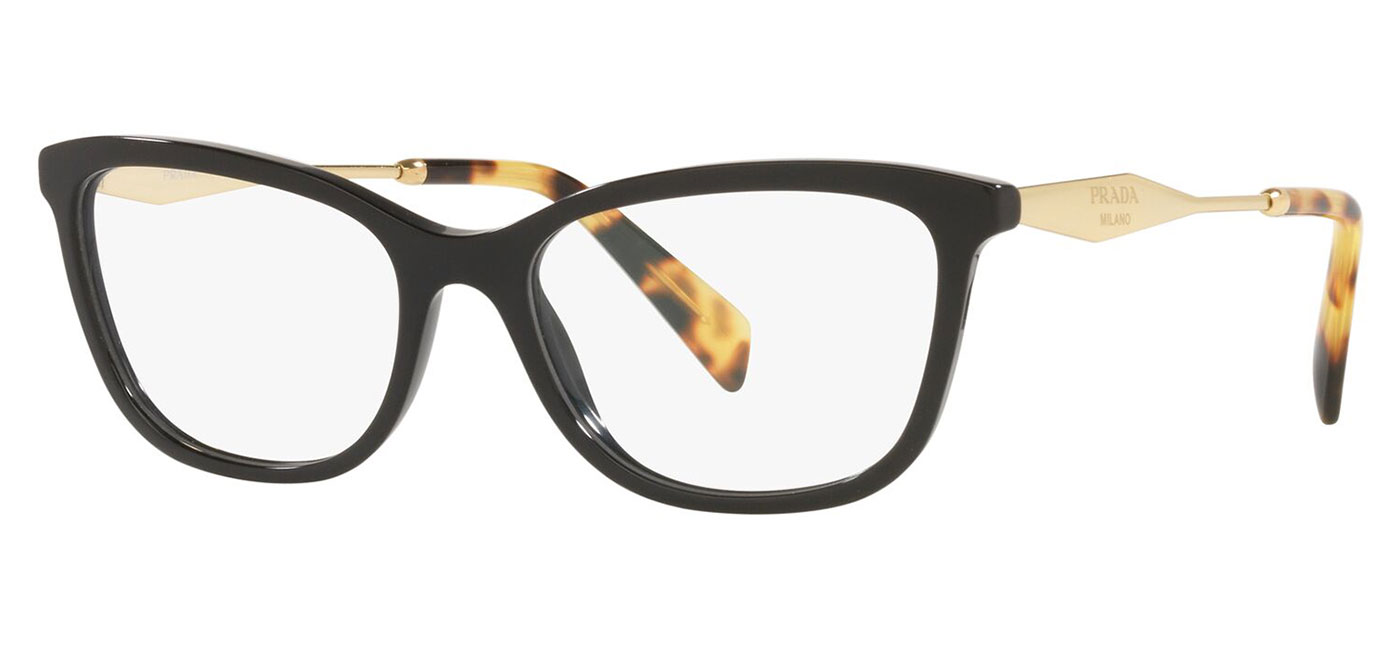 Prada PR02YV Glasses - Black - Tortoise+Black