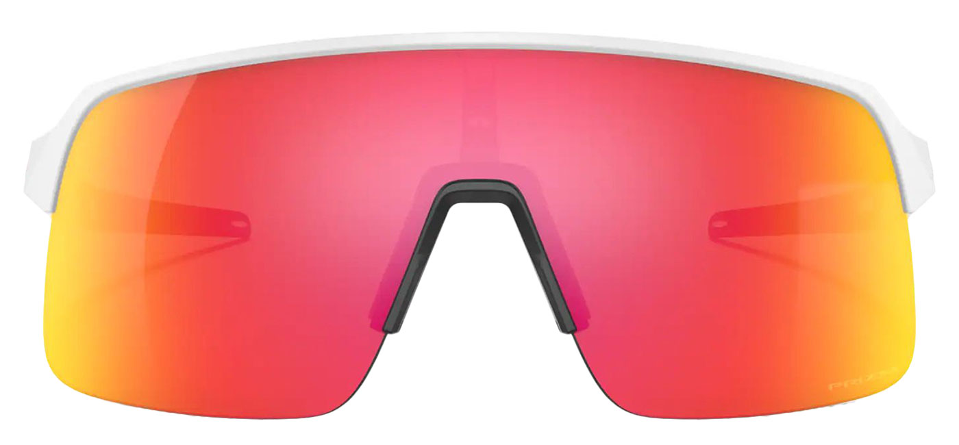 Oakley Sutro Lite Sunglasses - Matte White / Prizm Ruby - Tortoise+Black