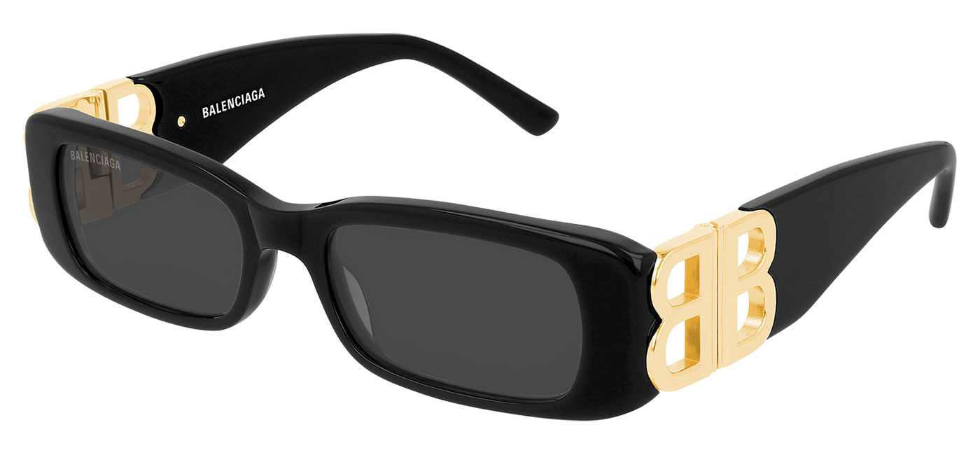 Bb0245S Sunglasses  Balenciaga  GoldBrown  Metal