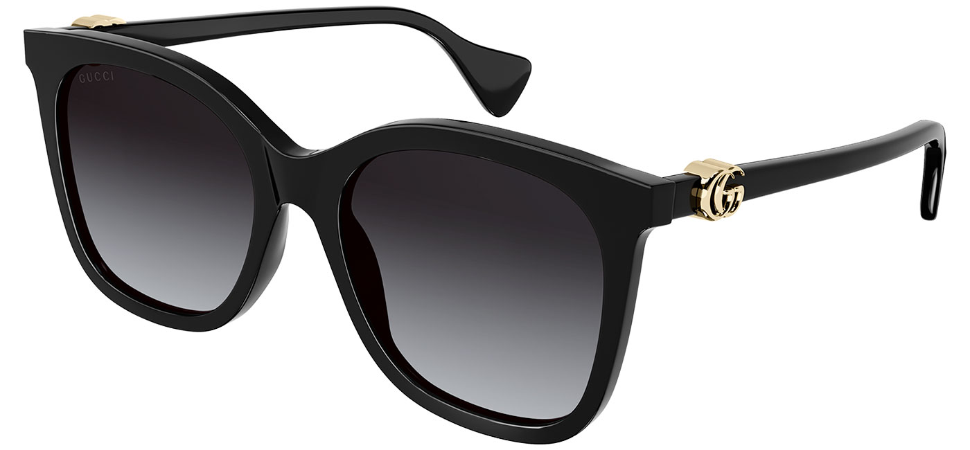 Gucci GG1071S Sunglasses - Black / Grey Gradient - Tortoise+Black