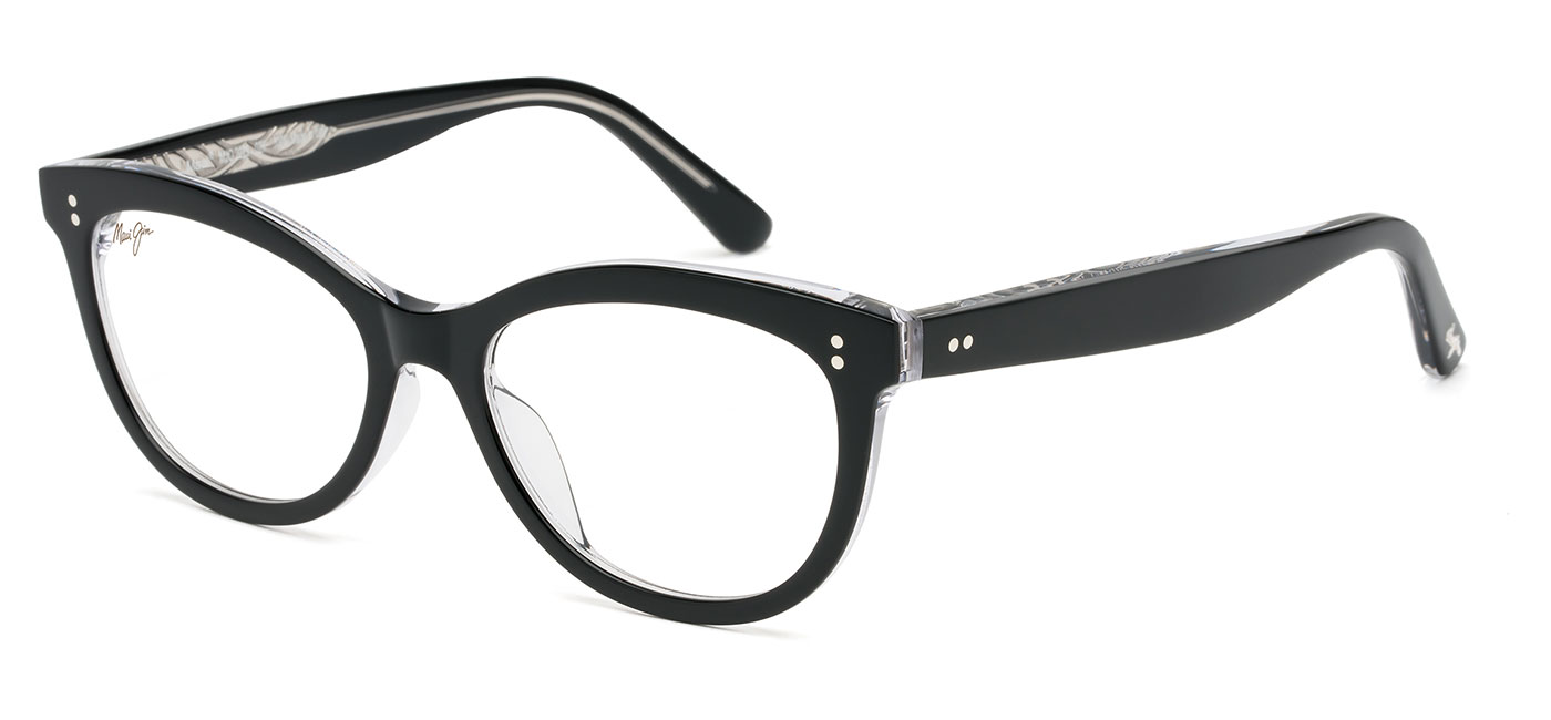Maui Jim MJO2229 Glasses - Black with Crystal - Tortoise+Black