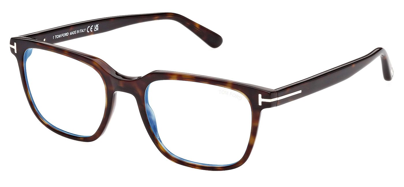 Tom Ford FT5818-B Glasses - Dark Havana - Tortoise+Black