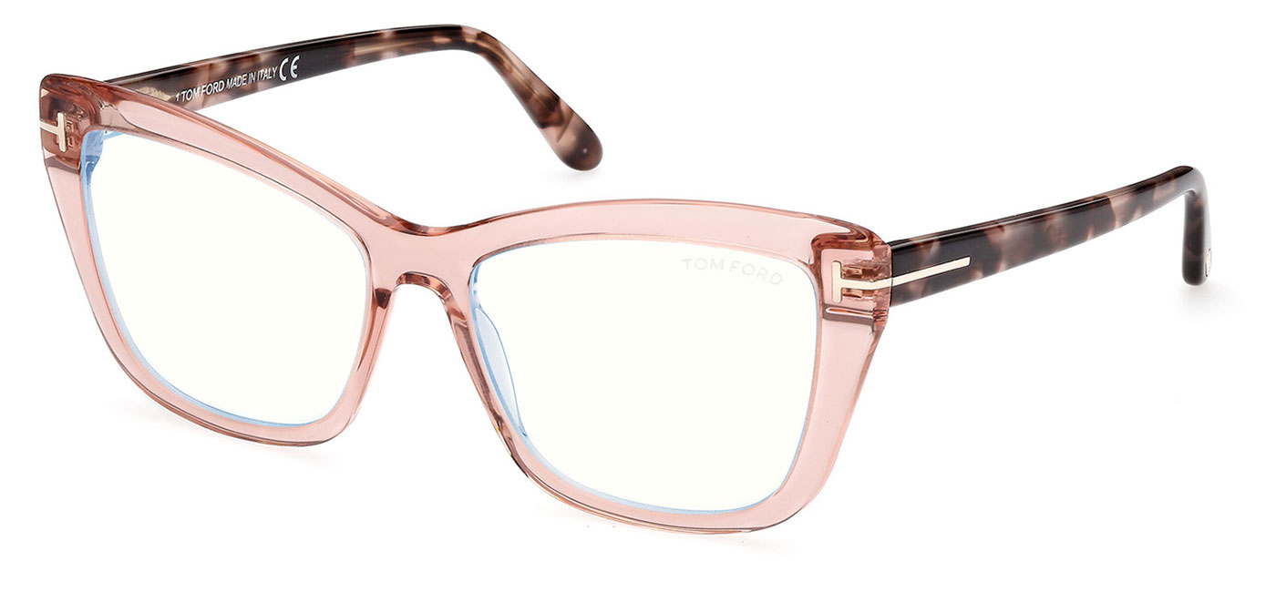 tom ford shiny pink glasses