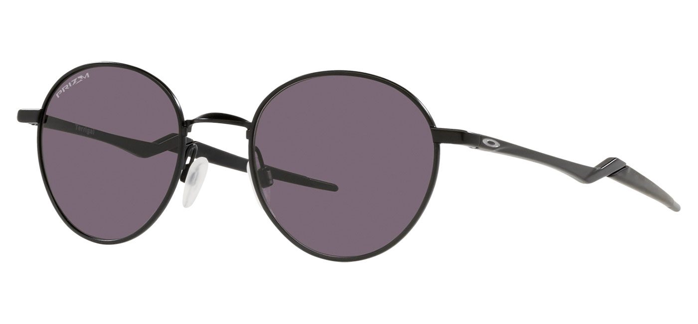 Oakley Terrigal Sunglasses - Satin Black / Prizm Grey - Tortoise+Black