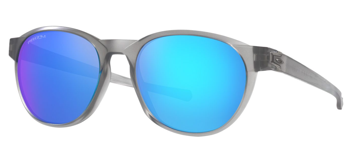 Oakley Reedmace Sunglasses - Matte Grey Ink / Prizm Sapphire - Tortoise ...