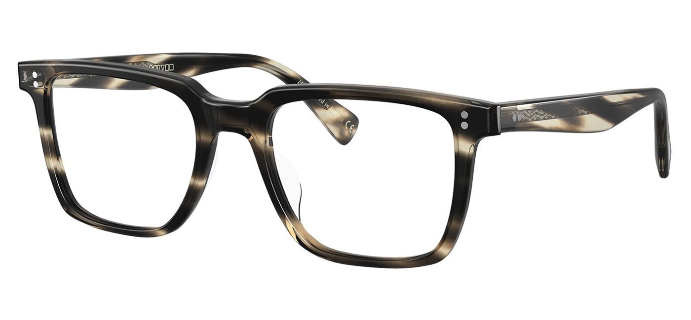 Oliver Peoples OV5419U Lachman Glasses - Cinder Cocobolo - Tortoise+Black
