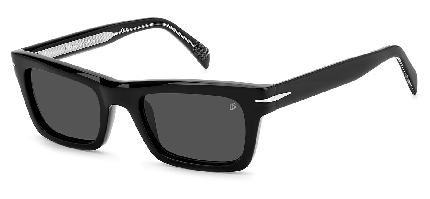 David Beckham DB7091/S Sunglasses - Black / Grey - Tortoise+Black