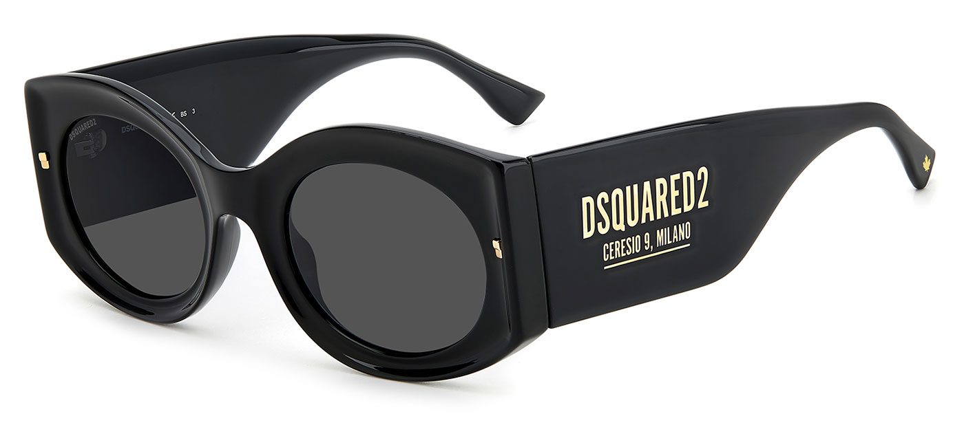 DSQUARED2 0071 S Sunglasses Black Grey Tortoise Black