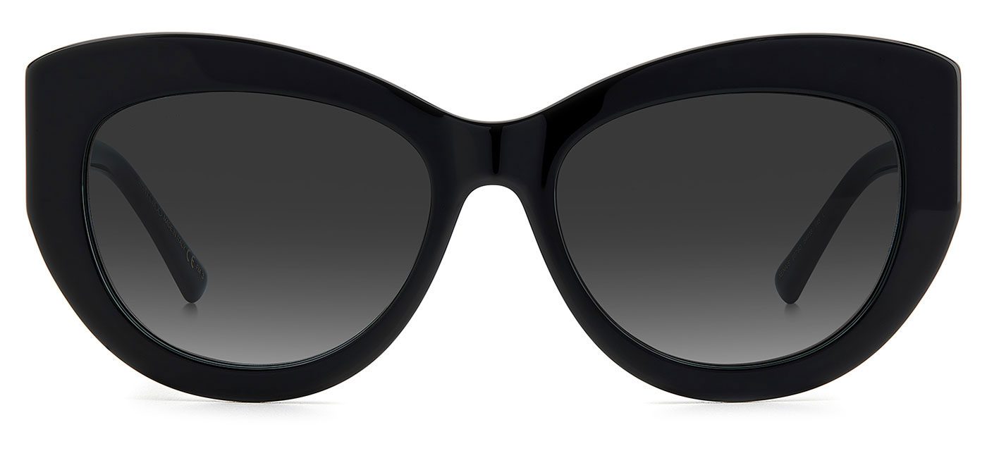 Jimmy Choo Xena Prescription Sunglasses - Black / Dark Grey Shaded ...