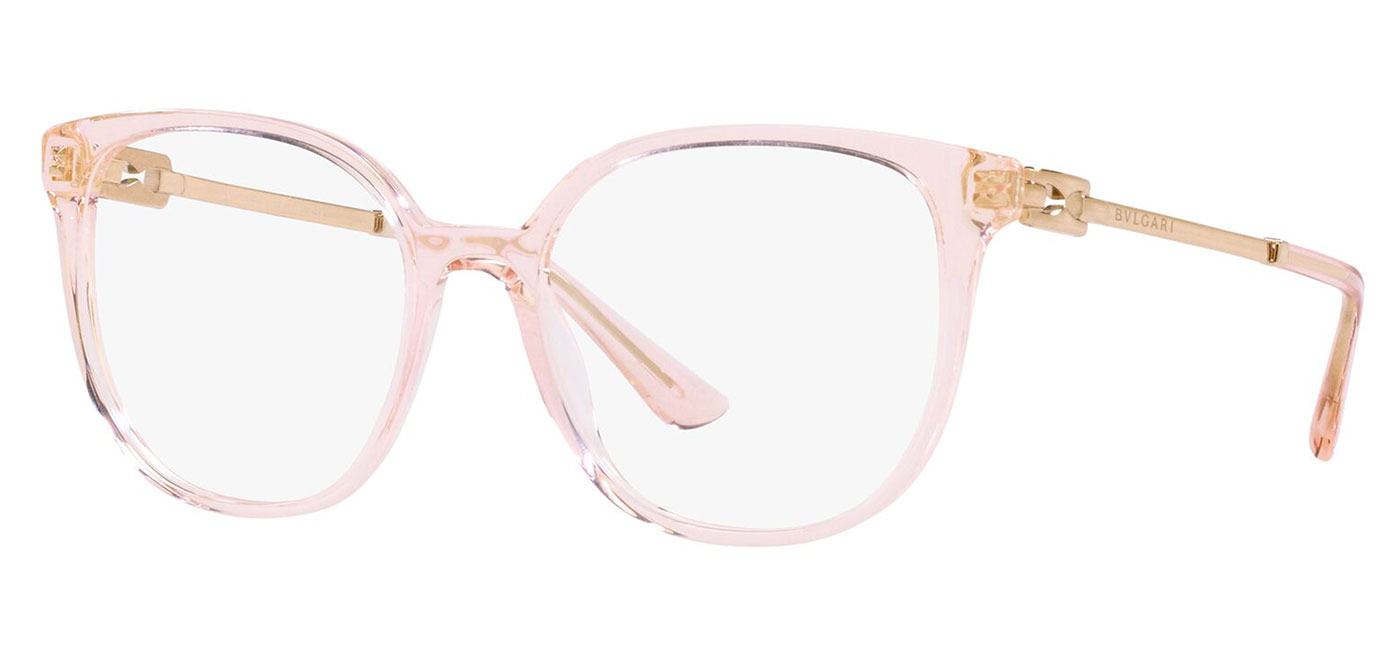 Bvlgari BV4212 Glasses - Transparent Pink - Tortoise+Black