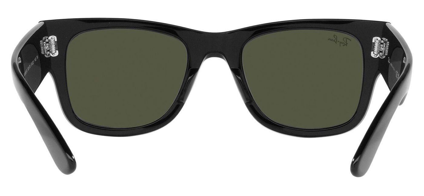 Ray-Ban RB0840S Mega Wayfarer Sunglasses - Black / Green - Tortoise+Black