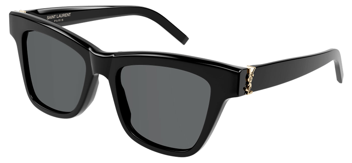 Saint Laurent SL M106 Sunglasses - Black / Grey - Tortoise+Black