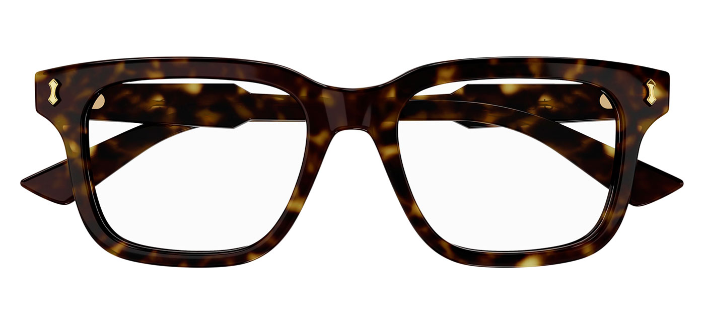 Gucci GG1265O Glasses - Havana - Tortoise+Black