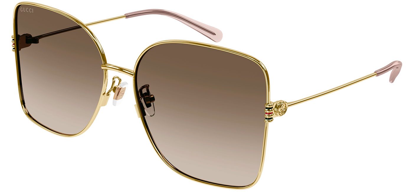 Gucci 60mm square on sale sunglasses