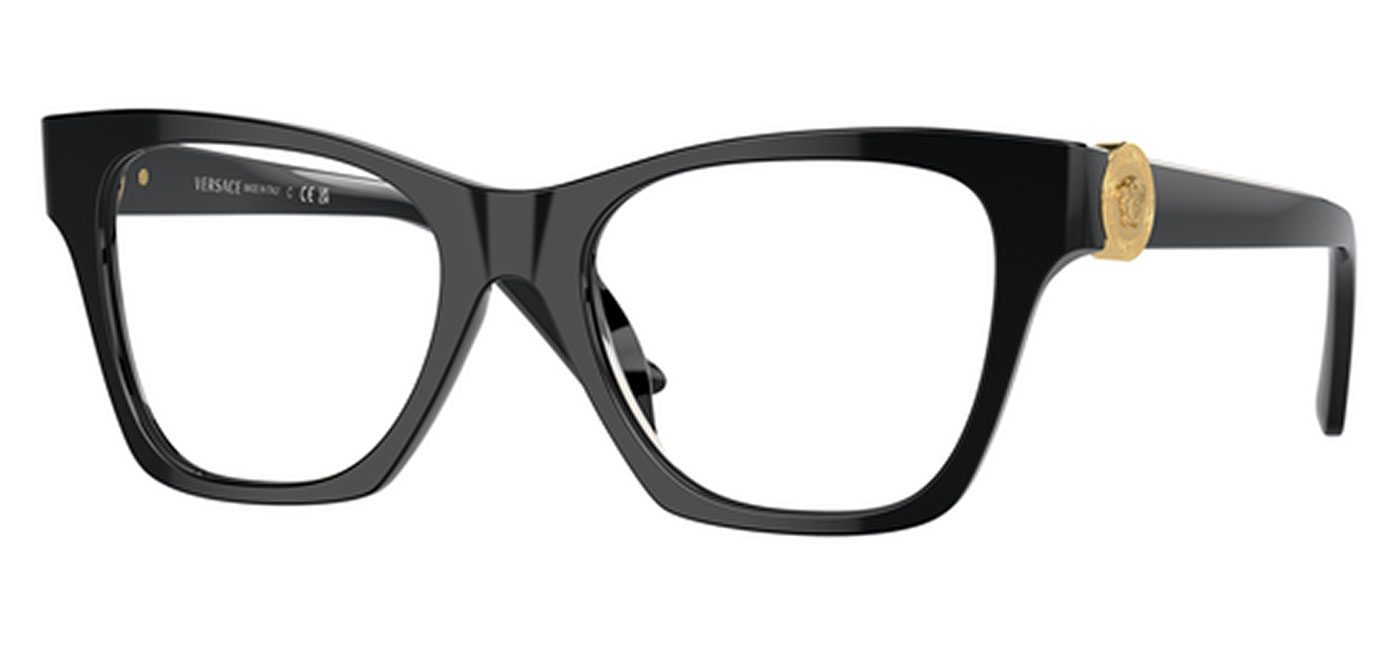 Versace VE3341U Glasses - Black - Tortoise+Black