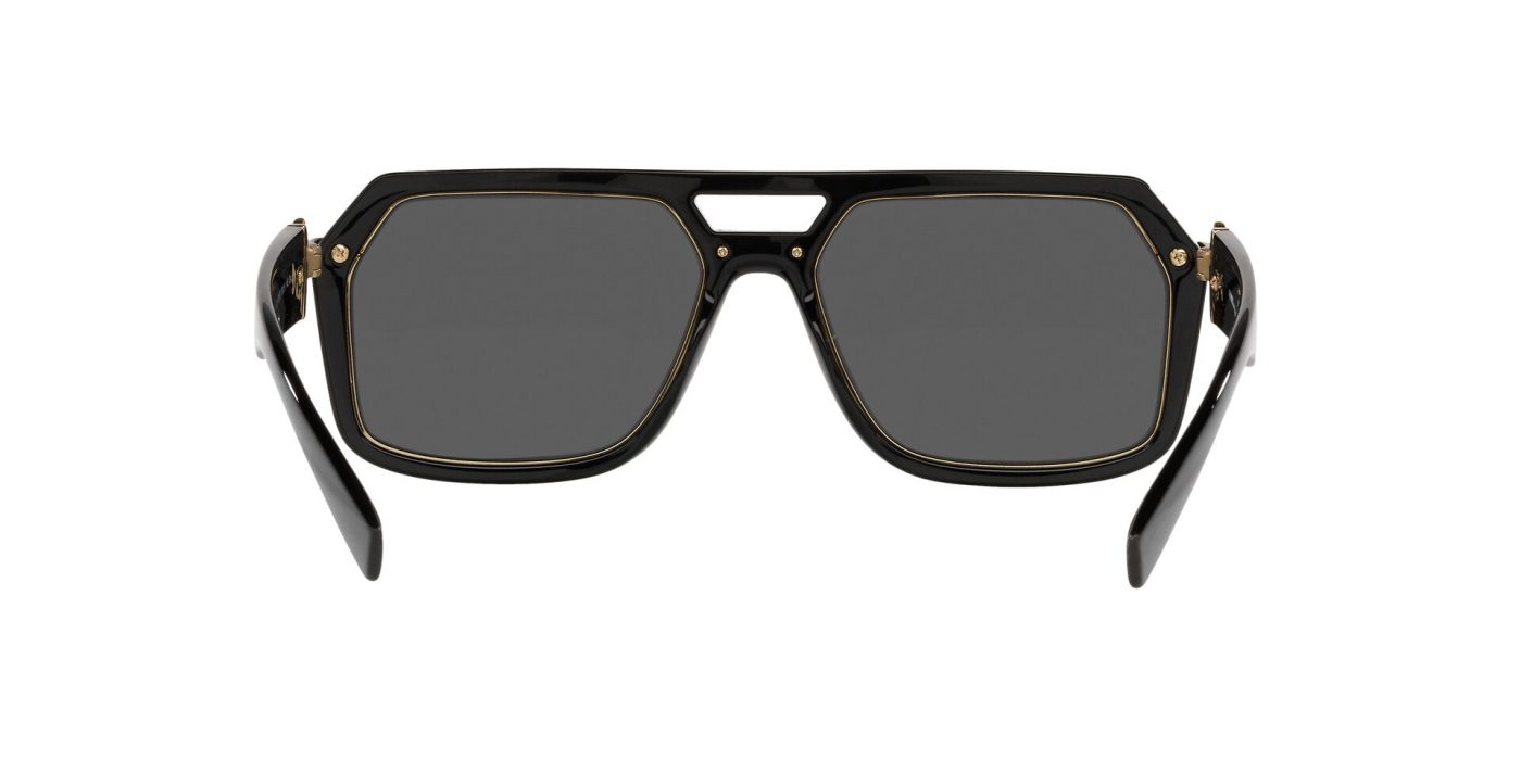 Versace VE4399 Prescription Sunglasses - Black / Dark Grey - Tortoise+Black