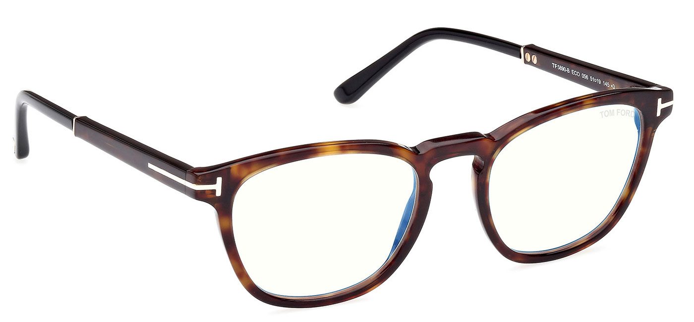 Tom Ford FT5890-B Glasses - Havana - Tortoise+Black