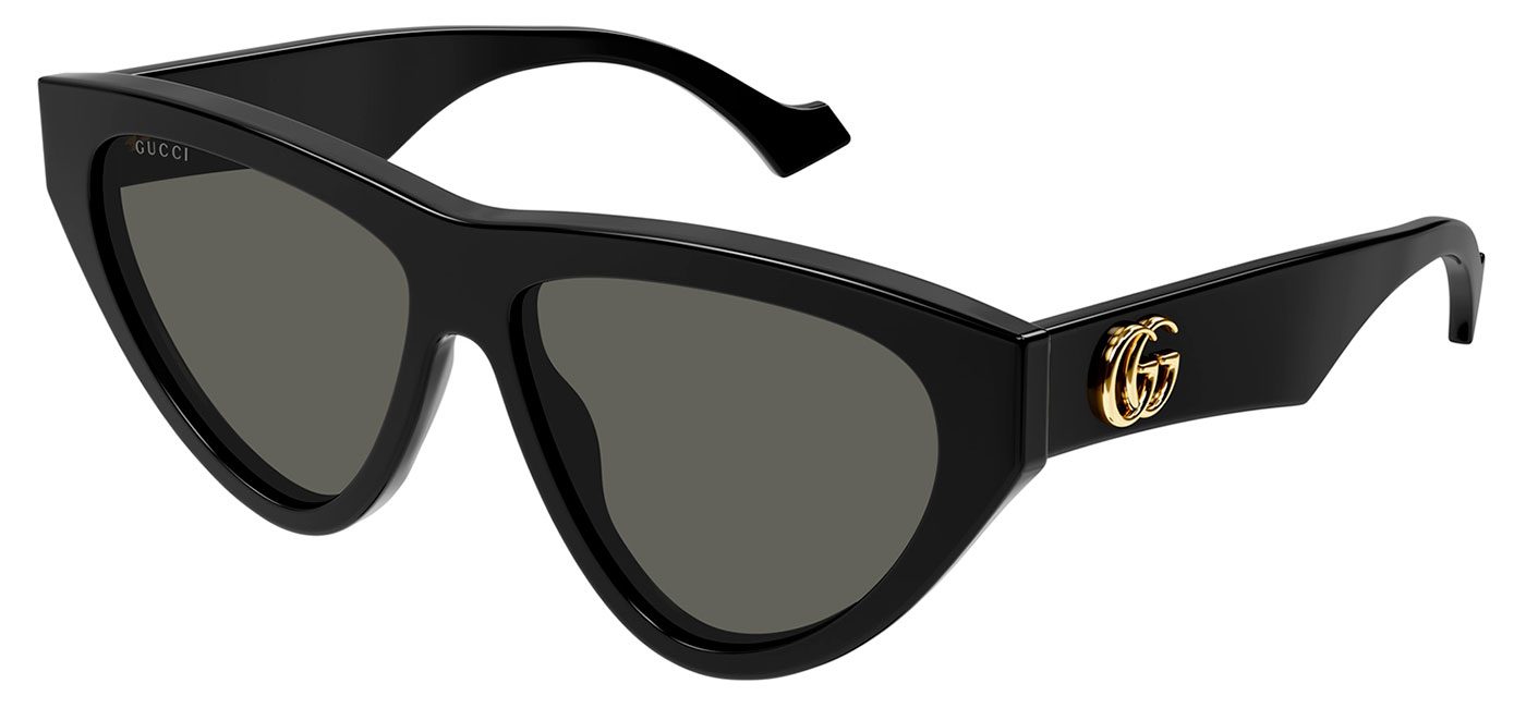 Gucci GG1333S Sunglasses - Black / Grey - Tortoise+Black