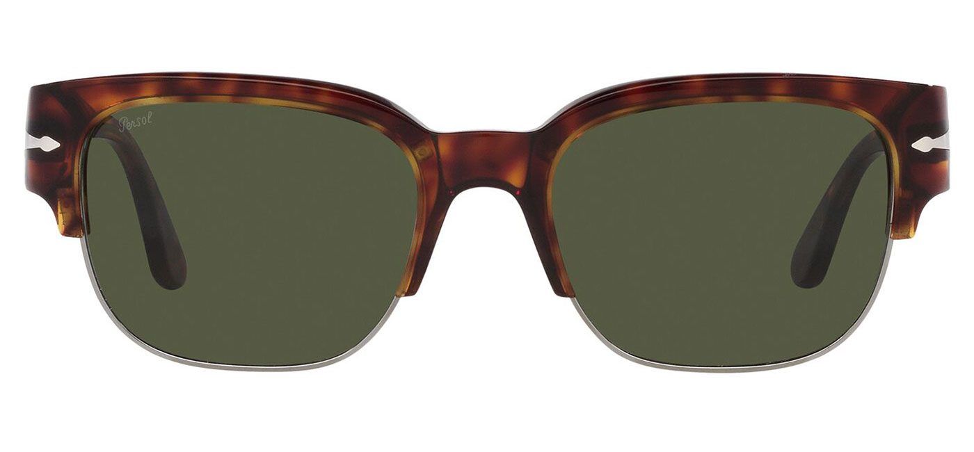 Persol PO3319S Sunglasses - Tortoise / Green - Tortoise+Black