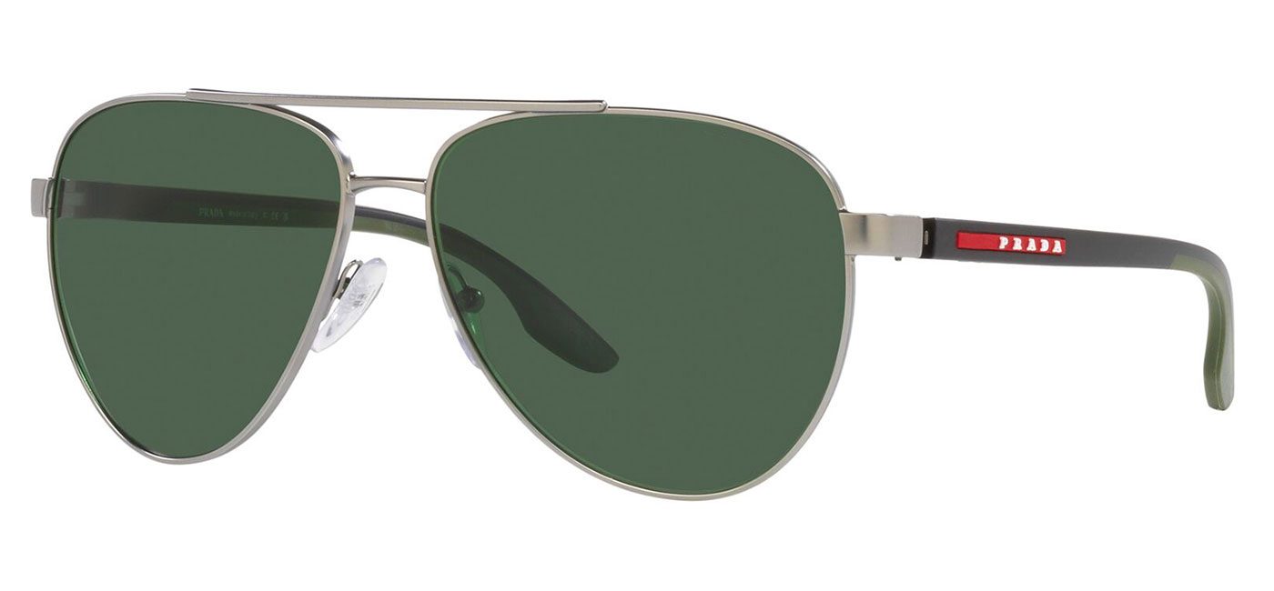 Prada silver sunglasses best sale