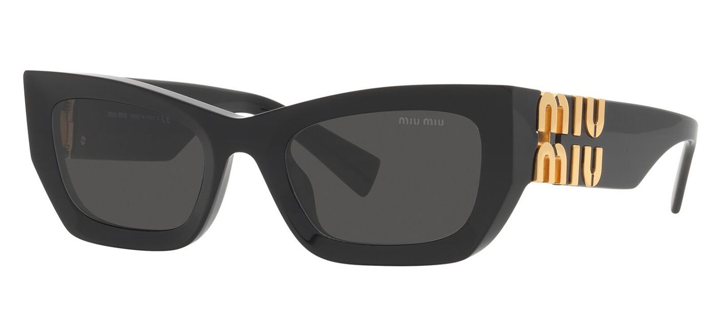 Miu Miu Mu09ws Sunglasses Black Dark Grey Tortoiseblack 9440