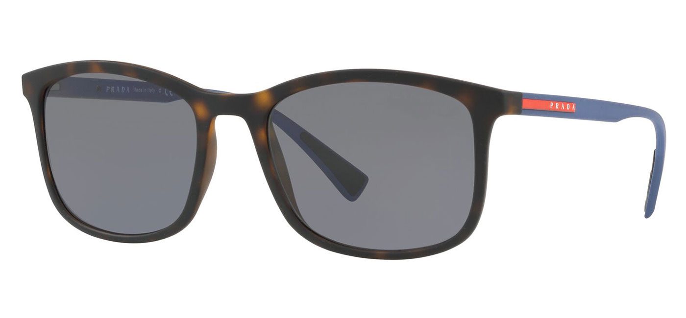 Prada Linea Rossa PS 01TS Prescription Sunglasses Havana Rubber