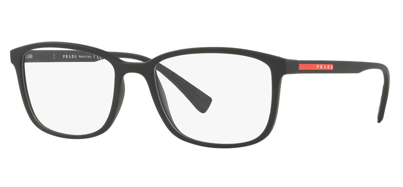 Prada Linea Rossa PS04IV Glasses Black Rubber Tortoise Black