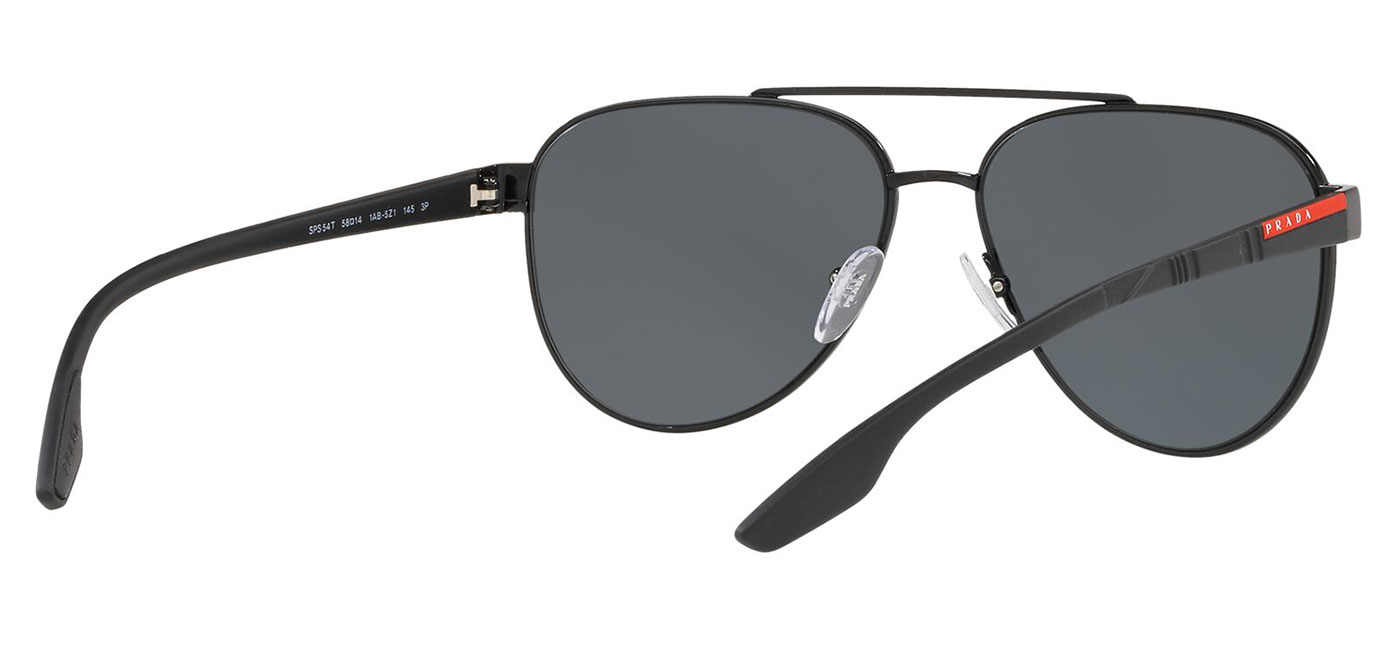 Prada Linea Rossa PS54TS Sunglasses Black Grey Polarised