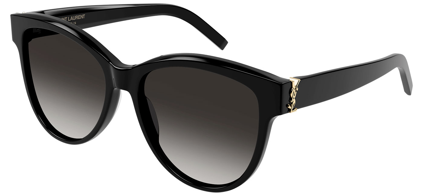 Saint Laurent SL M107 Prescription Sunglasses - Black / Grey Gradient ...