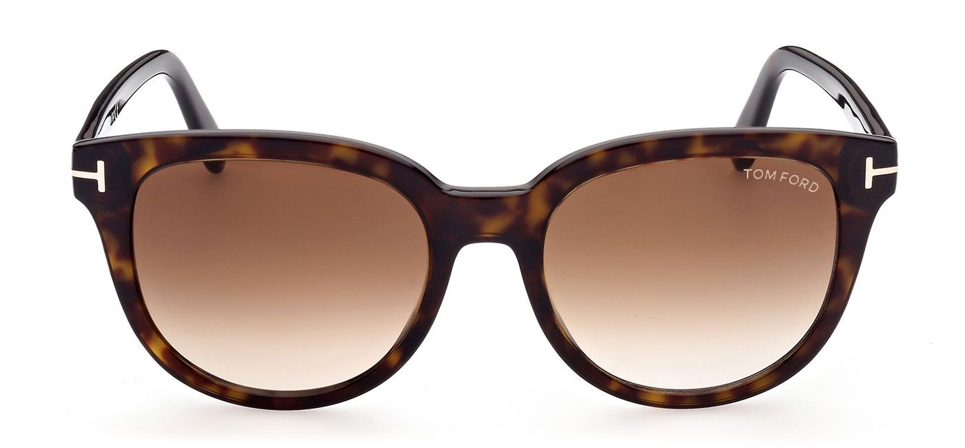 Tom Ford Ft0914 Olivia 02 Sunglasses Dark Havana Brown Gradient Tortoiseblack 8935