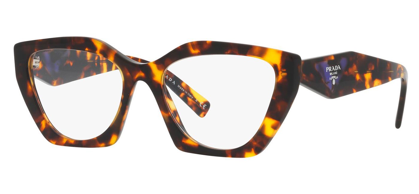 Prada PR09YV Glasses Honey Tortoise Tortoise Black