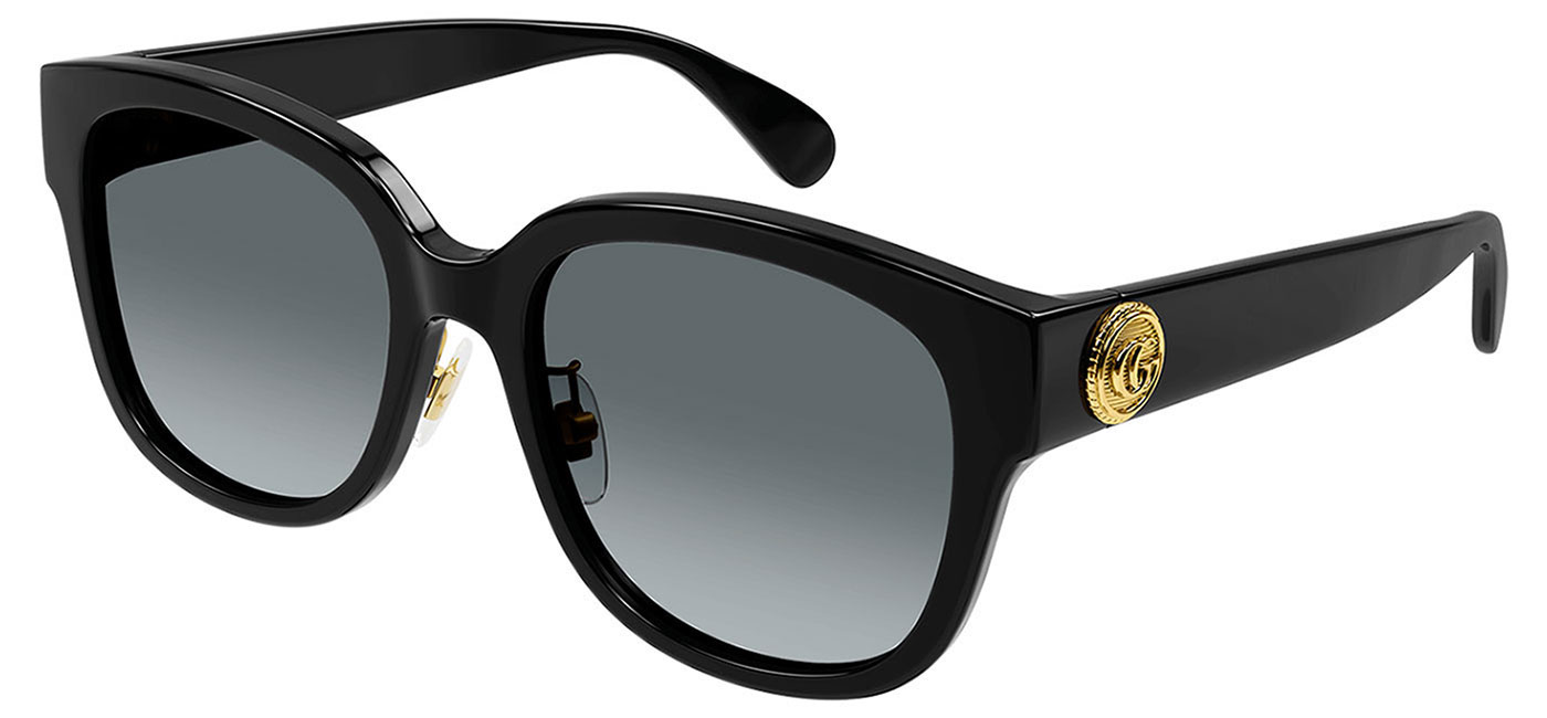 Gucci GG1409SK Prescription Sunglasses - Black / Grey - Tortoise+Black