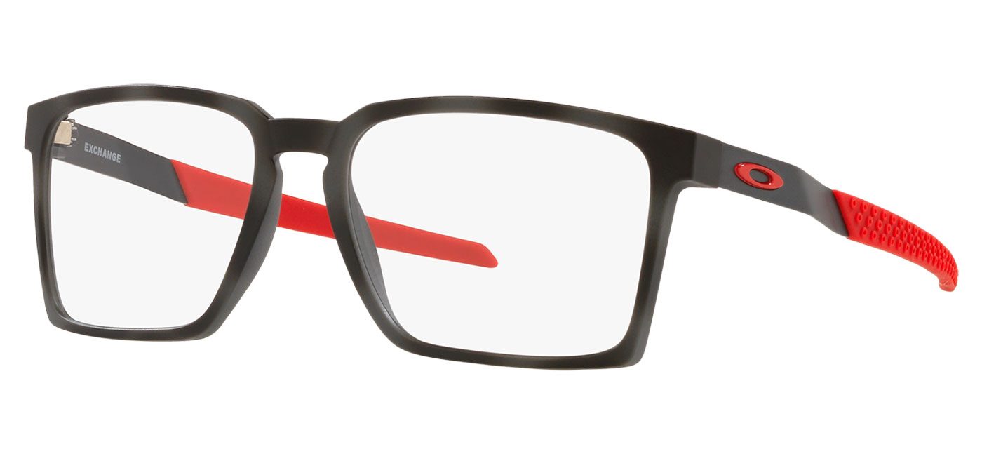 Oakley Men’s Eyeglasses deals OX8118 Crosslink Satin Black Red wrap