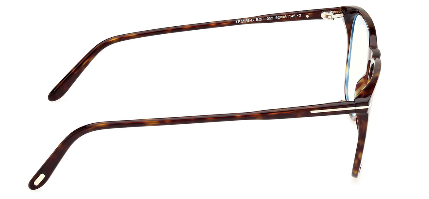 Tom Ford FT5937-B Glasses - Dark Havana - Tortoise+Black